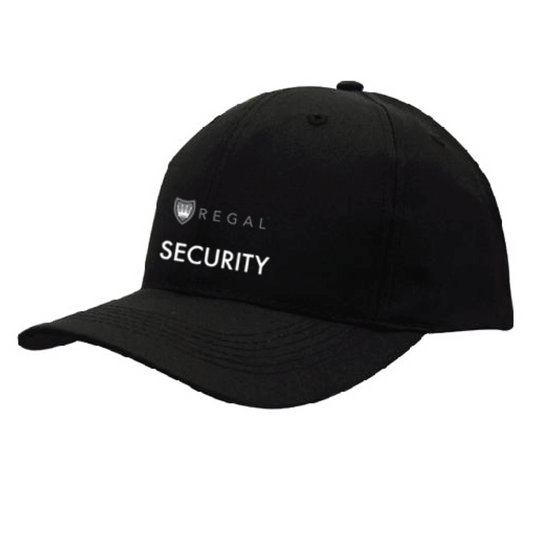 Breathable Poly Twill Cap - Black